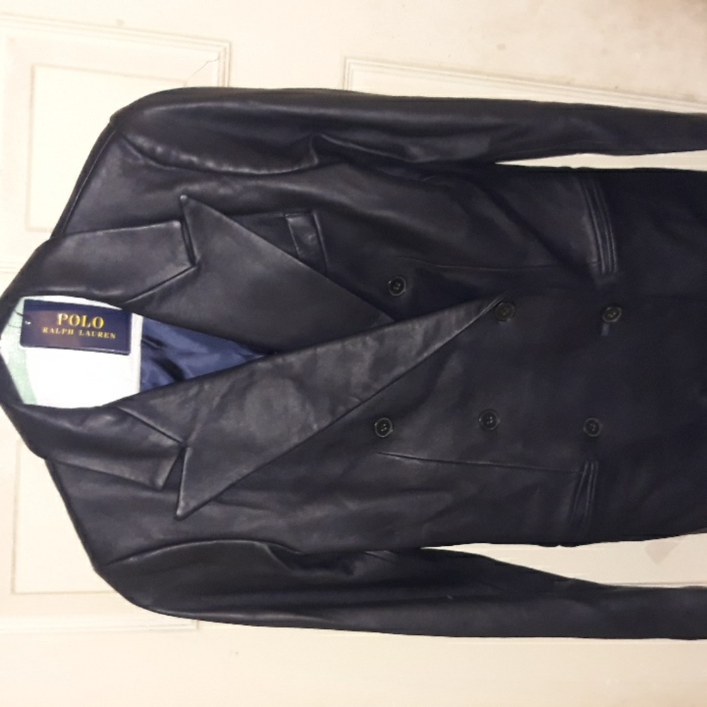 Polo Ralph Lauren Leather Coat - Picture 2 of 9